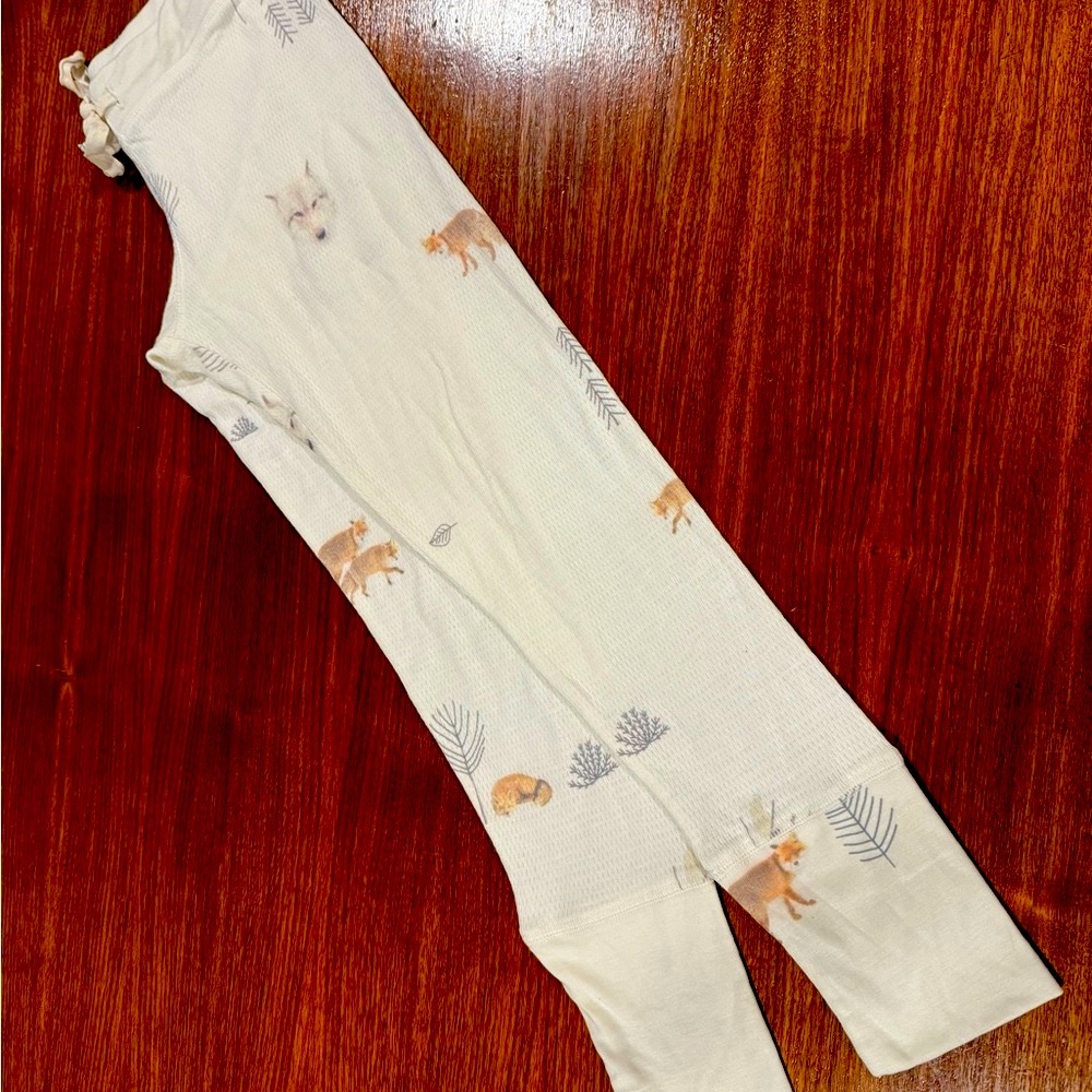 NWOT All Things Fabulous Cream Animal Print Lounge Pants - Picture 2 of 6